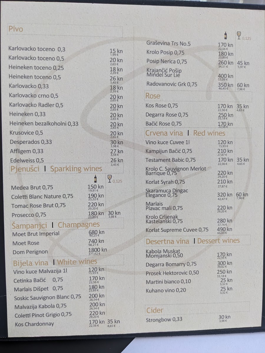 Restoran Struja Menu - Image 1